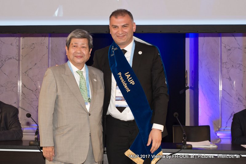 “უნივერსიტეტთა პრეზიდენტების საერთაშორისო ასოციაციის” (IAUP) პრეზიდენტის ინაუგურაცია